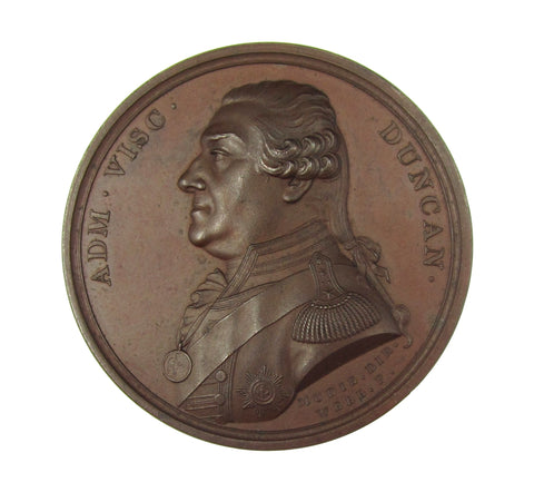 1797 Admiral Duncan Battle Of Camperdown 41mm Medal - By Webb