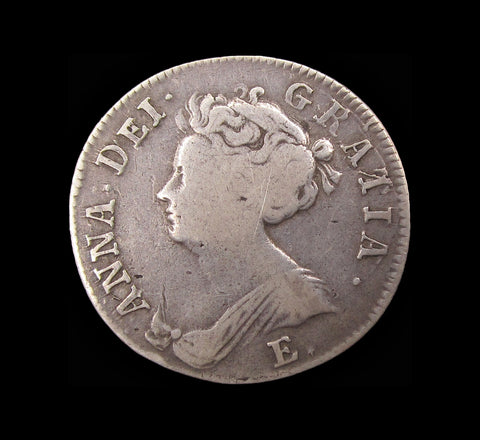 Anne 1707 E* Shilling - Edinburgh Local Dies