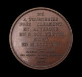 France 1821 Jacques Delille 41mm Medal - By Petit