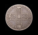 Anne 1707 E* Shilling - Edinburgh Local Dies
