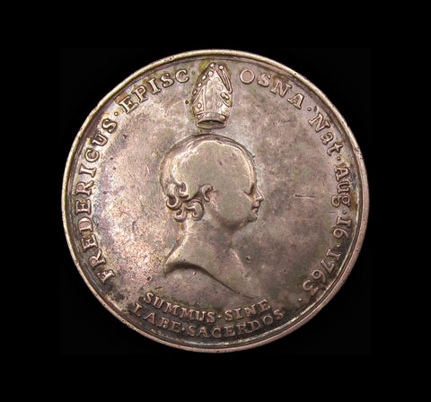 1763 Prince George & Prince Frederick 28mm Silver Medal