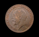 George V 1919 H Penny - EF