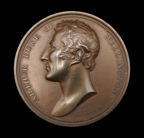 1829 Duke Of Wellington Catholic Disabilities Removed 55mm Medal - By Webb