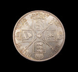 Victoria 1887 7 Coin Cased Specimen Set - Crown to Threepence