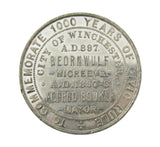 1899 1000 Years Of The City Of Winchester 45mm Medal