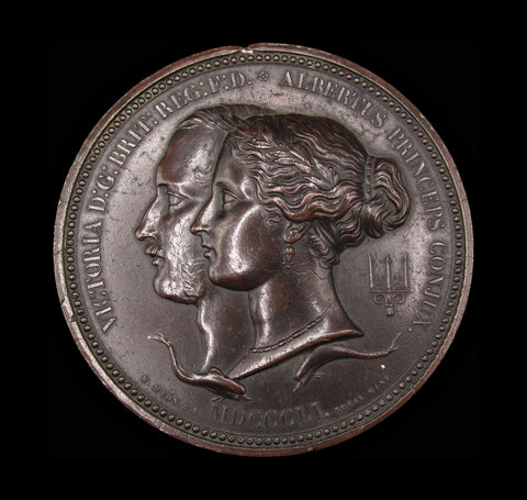 1851 Great Exhibition 89mm Council Medal - By W.Wyon