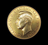 1947 Wellington College 44mm Gold 'Kings' Medal - By Paget