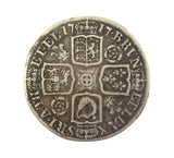 George I 1717 Shilling - Roses & Plumes - Fair