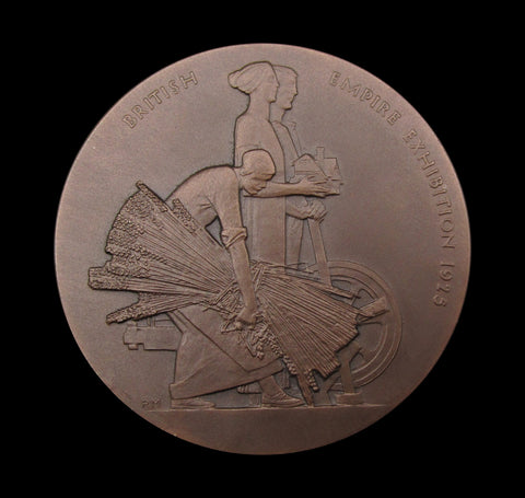 1925 British Empire Exhibition 51mm Bronze Medal - By Mackennal