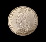 Victoria 1887 7 Coin Cased Specimen Set - Crown to Threepence