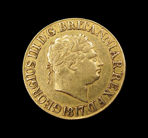 George III 1817 Sovereign - GVF