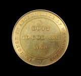 1947 Wellington College 44mm Gold 'Kings' Medal - By Paget