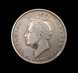 George IV 1827 Shilling - Good Fine