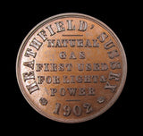 1902 Edward VII Coronation Heathfield Sussex 38mm Medal - By Neal