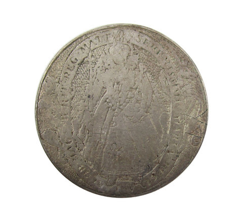 c.1630 King James I 27mm Silver Counter - By De Passe