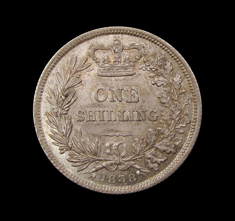 Victoria 1838 Shilling - A/UNC