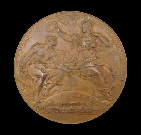 France 1889 Paris Universal Exposition 63mm Bronze Medal
