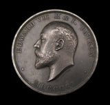 1901 Society Of Arts 56mm Silver President's Medal - By Fuchs / Wyon