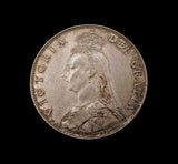 Victoria 1887 7 Coin Cased Specimen Set - Crown to Threepence