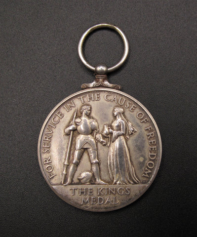 George VI King's Medal For Service In The Cause Of Freedom - Cased
