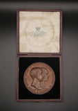 1863 Marriage Of Prince Of Wales & Alexandra 63mm Medal - By Wyon