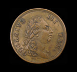 1789 George III St Paul's Middlesex Halfpenny Token - DH930