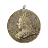 1897 Victoria Diamond Jubilee 22mm Silver Medal - By Bowcher