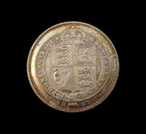 Victoria 1887 7 Coin Cased Specimen Set - Crown to Threepence