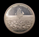 1687 William & Mary Spanish Wreck Recovered 54mm Silver Medal