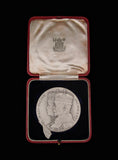 1935 George V Silver Jubilee Royal Mint 57mm Silver Medal - Cased