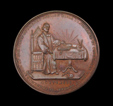 1835 Tercentenary Of The First English Bible 38mm Bronze Medal