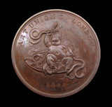 1845 Joshua Reynolds Art Union Of London 58mm Medal - By Stothard