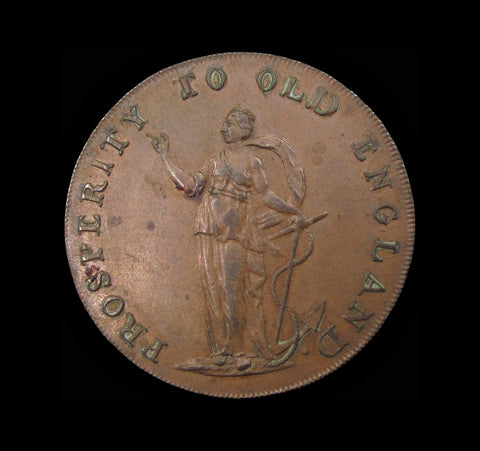 c.1790 Norfolk Norwich Halfpenny Token - DH24 - GVF