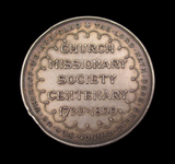 1899 Church Missionary Society 38mm Silver Medal - By Wyon