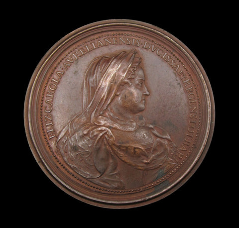 France 1729 Elisabeth-Charlotte d'Orleans Lorraine 57mm Medal