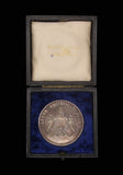 c.1900 Leeds Smithfield Club 45mm Silver Medal - Cased