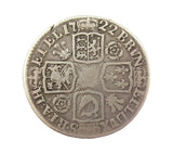 George I 1722 Shilling - Roses & Plumes - VG