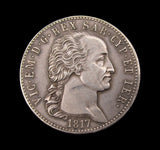 Italy Sardinia 1817 5 Lire - GEF