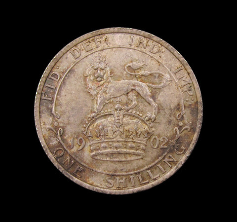 Edward VII 1902 Shilling - A/UNC