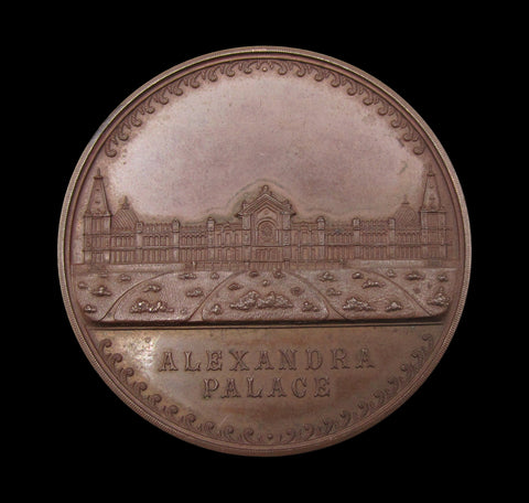 1881 Alexandra Palace Industrial Exhibition 48mm Bronze Medal