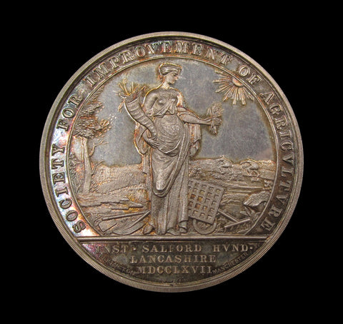 1933 Royal Lancashire Agricultural Society 48mm Silver Medal