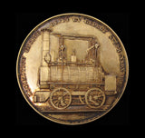 1848 Institution Of Civil Engineers Silver Gilt Stephenson Medal - By Wyon