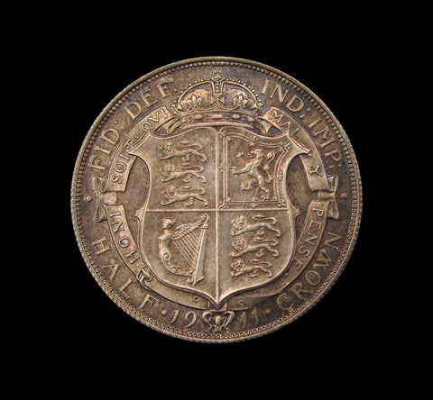 George V 1911 Proof Halfcrown - FDC
