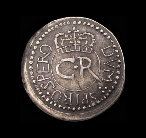 Charles I 1648 Pontefract Siege Shilling - 19th Century Museum Copy