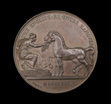 1814 English Army Enters Hanover 41mm Medal - By Webb