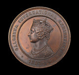 India 1883-84 Calcutta International Exhibition 51mm Medal