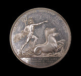 1794 Admiral Earl Howe Naval Victory 41mm Silver Medal - By Wyon