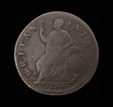 William & Mary 1694 Pattern Halfpenny - BMC 600