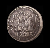 Charles I 1648 Pontefract Siege Shilling - 19th Century Museum Copy