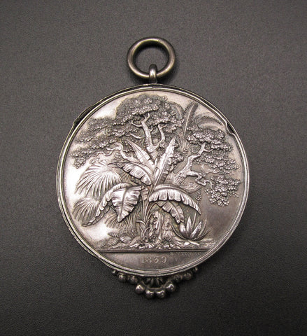 1839 Royal Botanic Society Prize 51mm Silver Medal - By Wyon